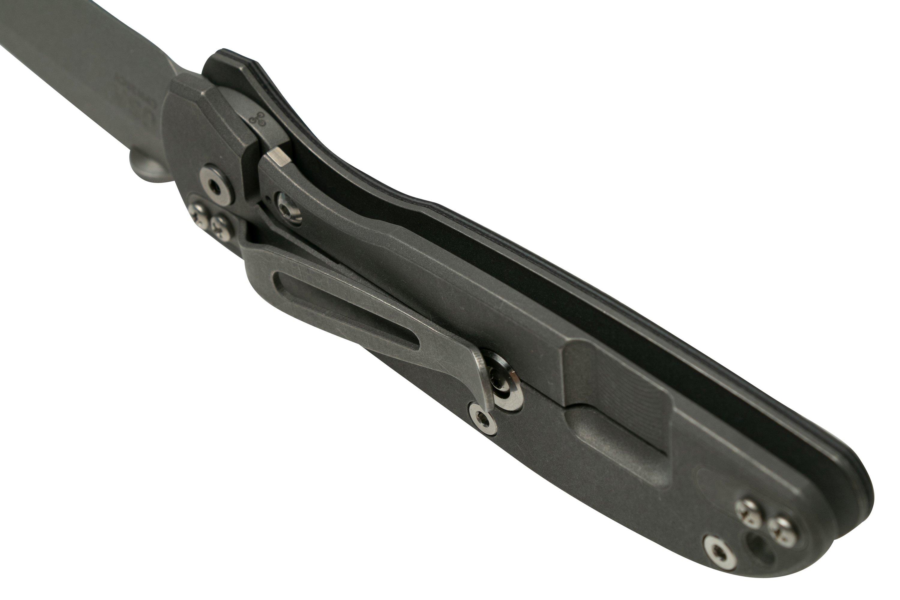 Rick Hinderer Firetac Spanto Acid Stonewash, Working Finish Grey Black