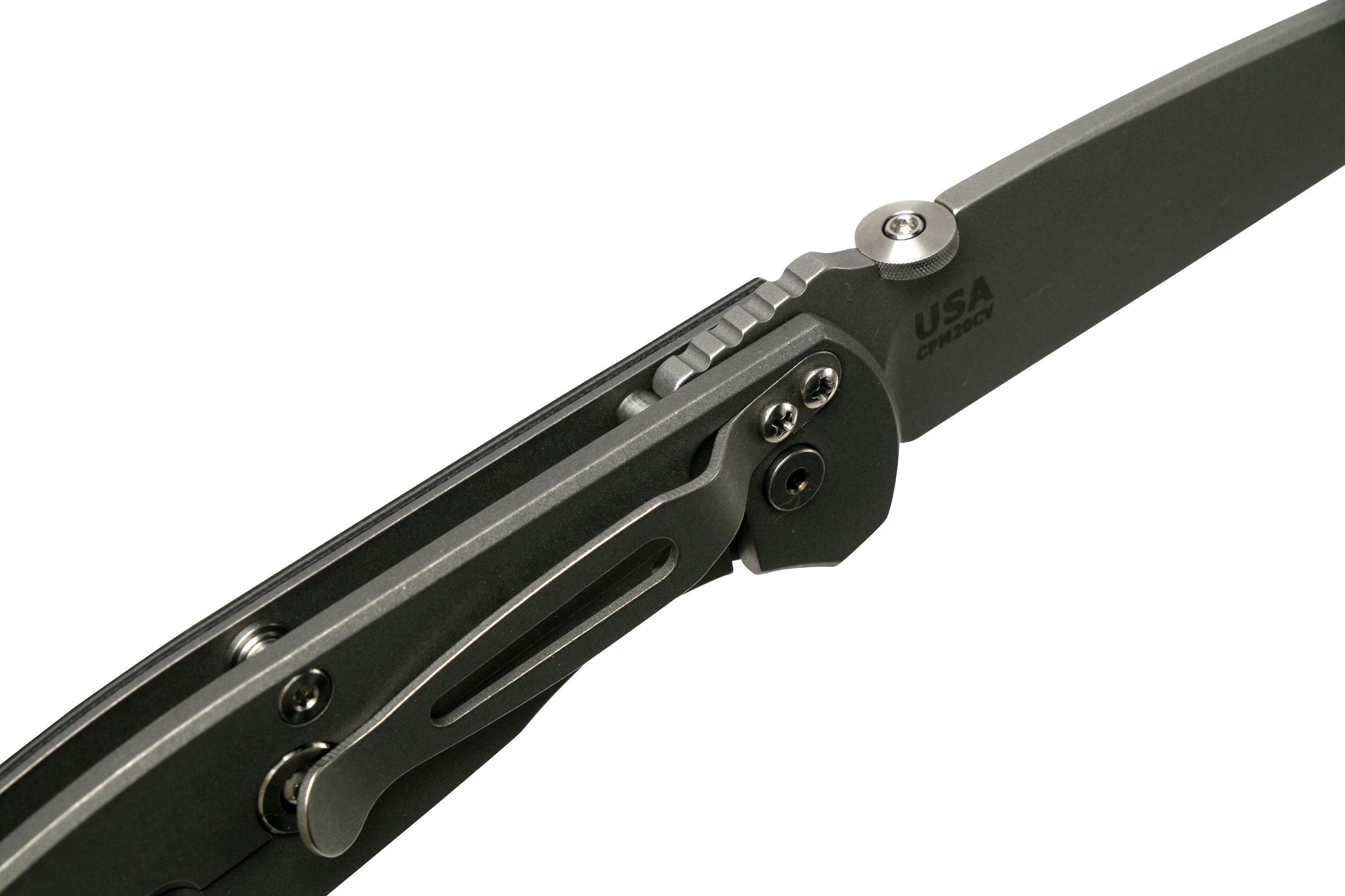 Rick Hinderer Firetac Spanto Acid Stonewash, Working Finish Grey Black