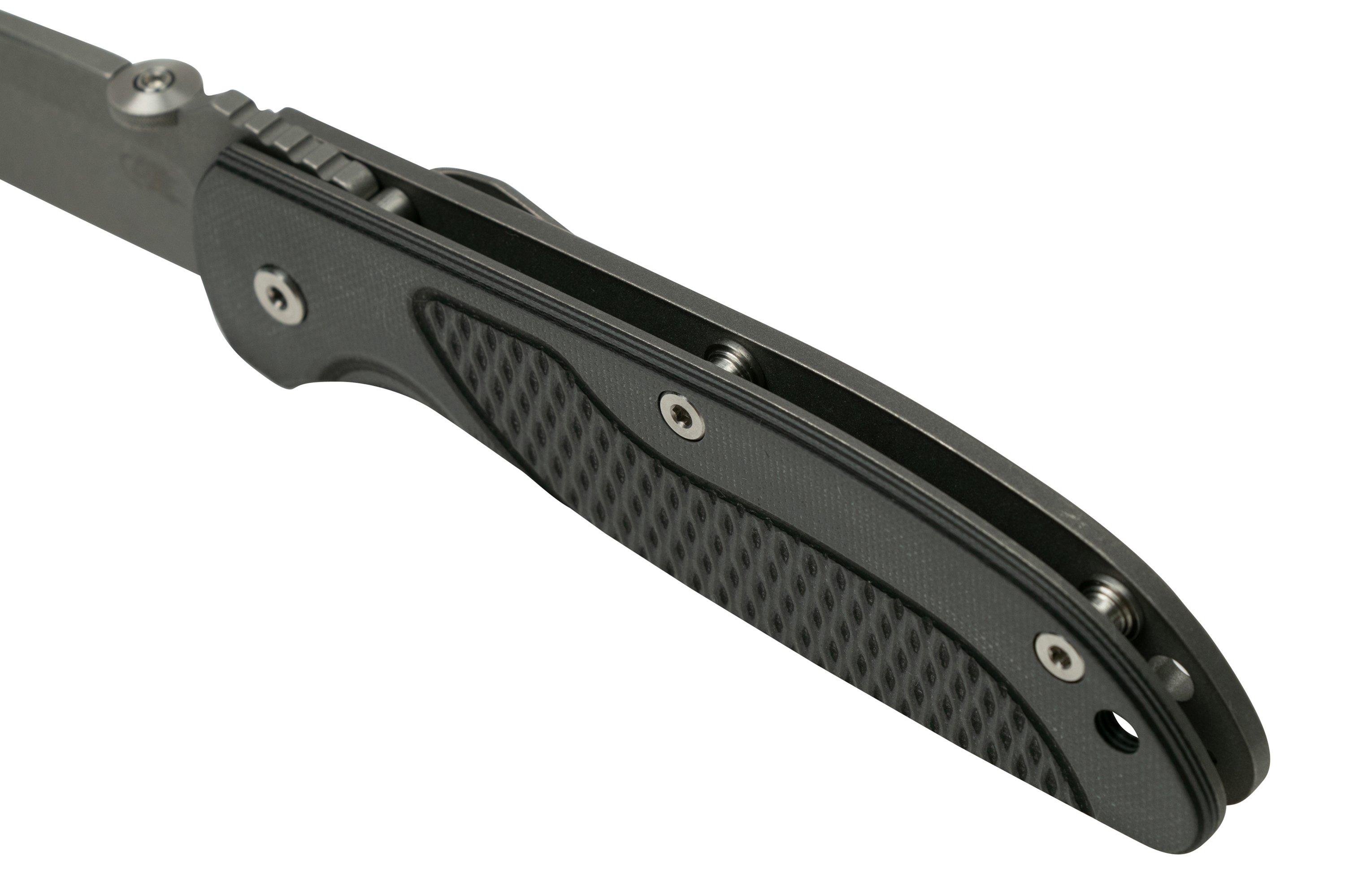 Rick Hinderer Firetac Spanto Acid Stonewash, Working Finish Grey Black