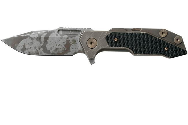Image for Rick Hinderer Fulltrack Battlefield Pickup Black, Limited Edition pocket knife