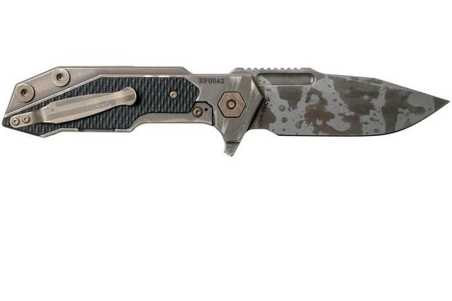 Image for Rick Hinderer Fulltrack Battlefield Pickup Black, Limited Edition pocket knife