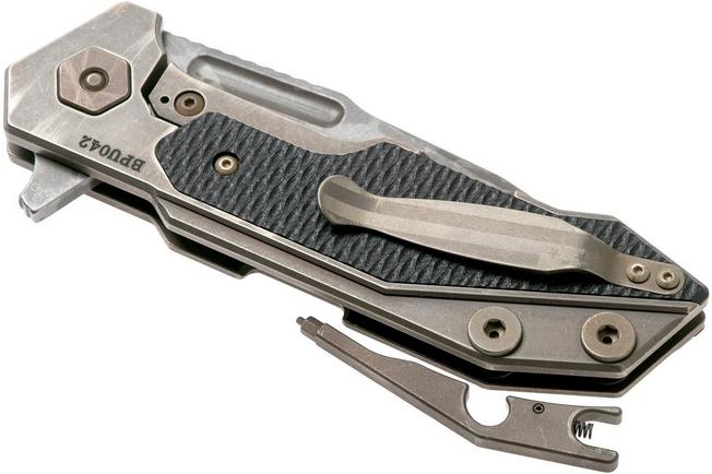 Image for Rick Hinderer Fulltrack Battlefield Pickup Black, Limited Edition pocket knife