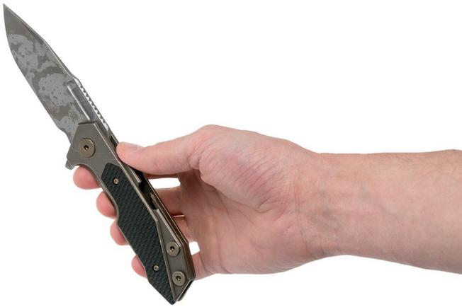 Image for Rick Hinderer Fulltrack Battlefield Pickup Black, Limited Edition pocket knife