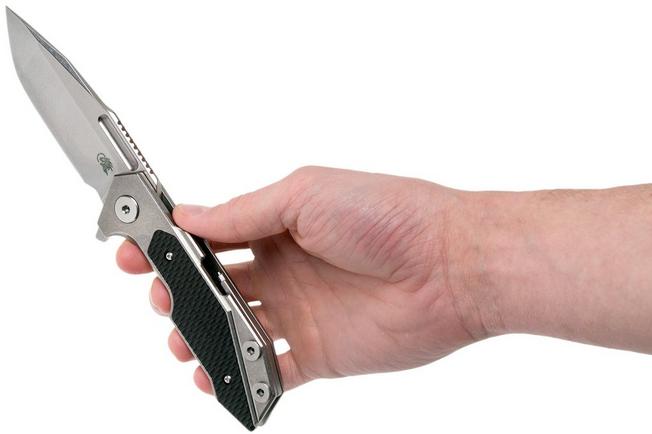 Image for Rick Hinderer Fulltrack Spanto S35VN Black G10 pocket knife