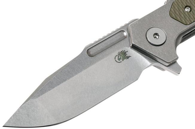Image for Rick Hinderer Fulltrack Spanto S35VN OD Green G10 pocket knife