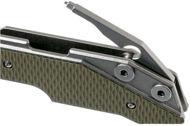 Image for Rick Hinderer Fulltrack Spanto S35VN OD Green G10 pocket knife