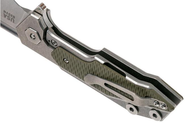 Image for Rick Hinderer Fulltrack Spanto S35VN OD Green G10 pocket knife