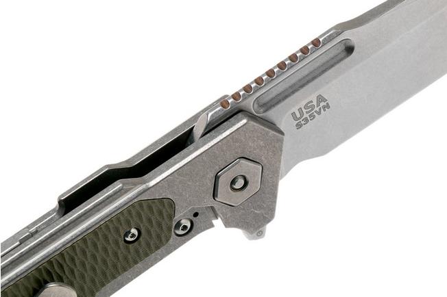 Image for Rick Hinderer Fulltrack Spanto S35VN OD Green G10 pocket knife