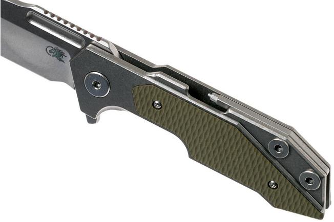 Image for Rick Hinderer Fulltrack Spanto S35VN OD Green G10 pocket knife