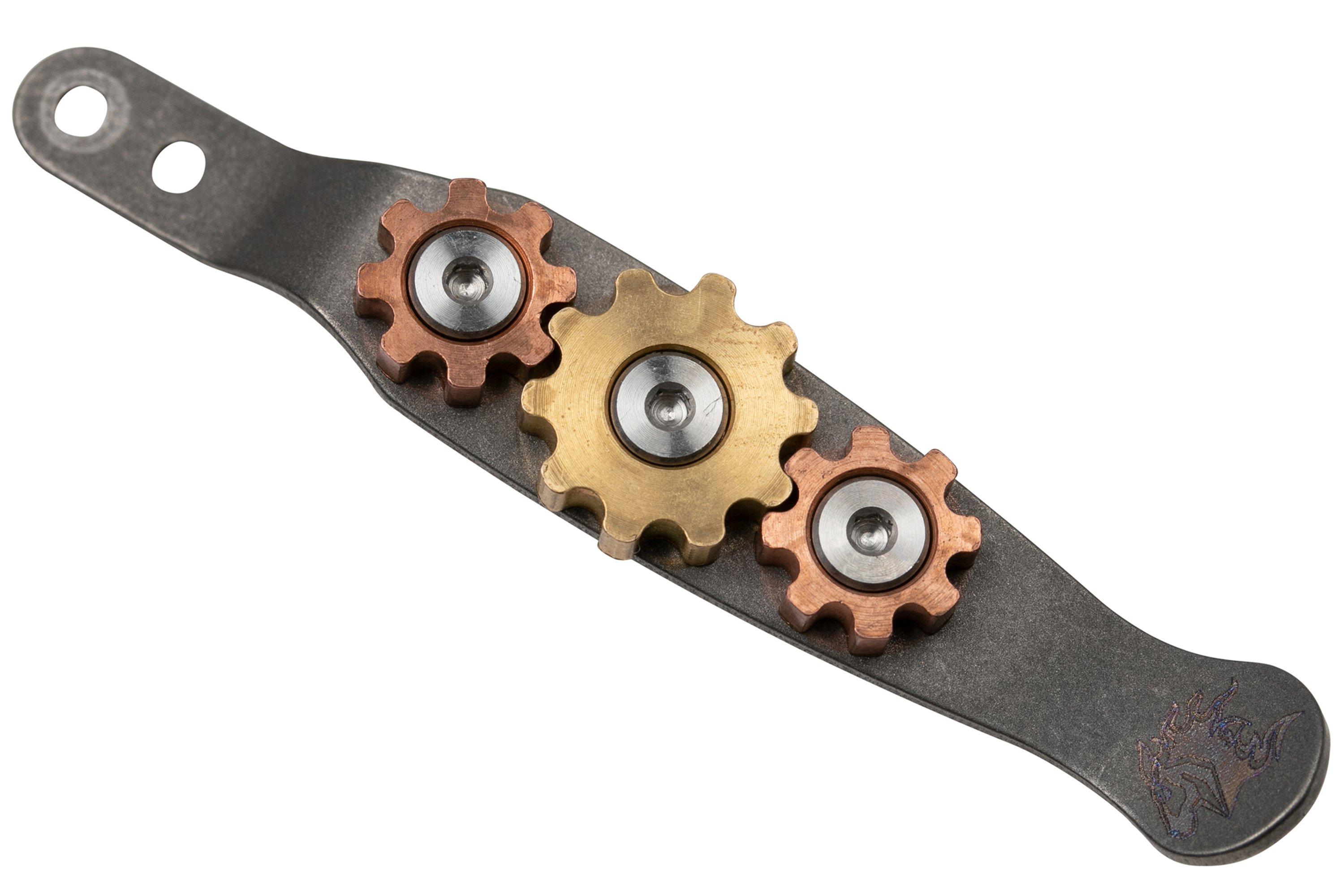 Rick Hinderer Knives Gear Pocket Clip, Titanium Working Finish