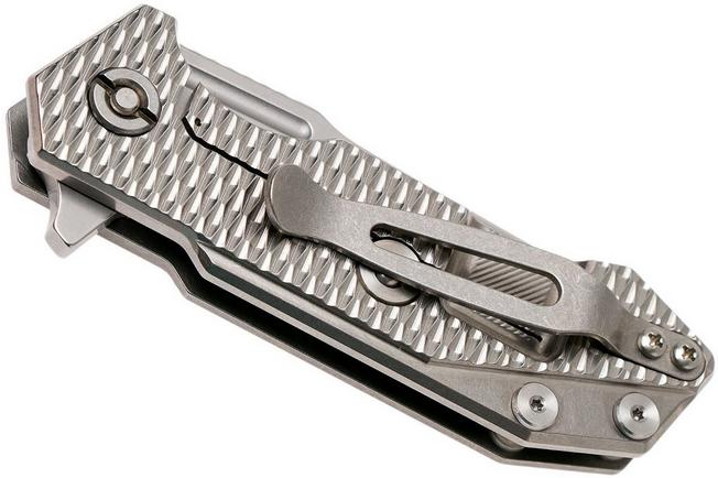 Image for Rick Hinderer Half Track Textured Ti 2.75" stonewashed pocket knife
