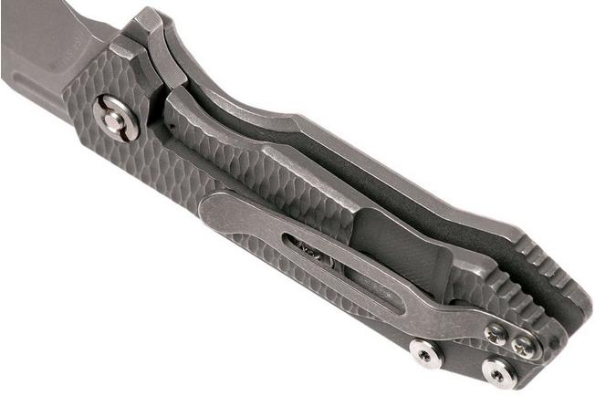 Image for Rick Hinderer Half Track Textured Ti 2.75" Working Finish pocket knife