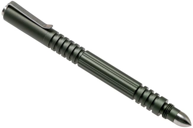 Image for Rick Hinderer Investigator Pen Aluminium Marine Green, tactical pen