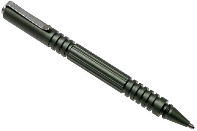 Image for Rick Hinderer Investigator Pen Aluminium Marine Green, tactical pen