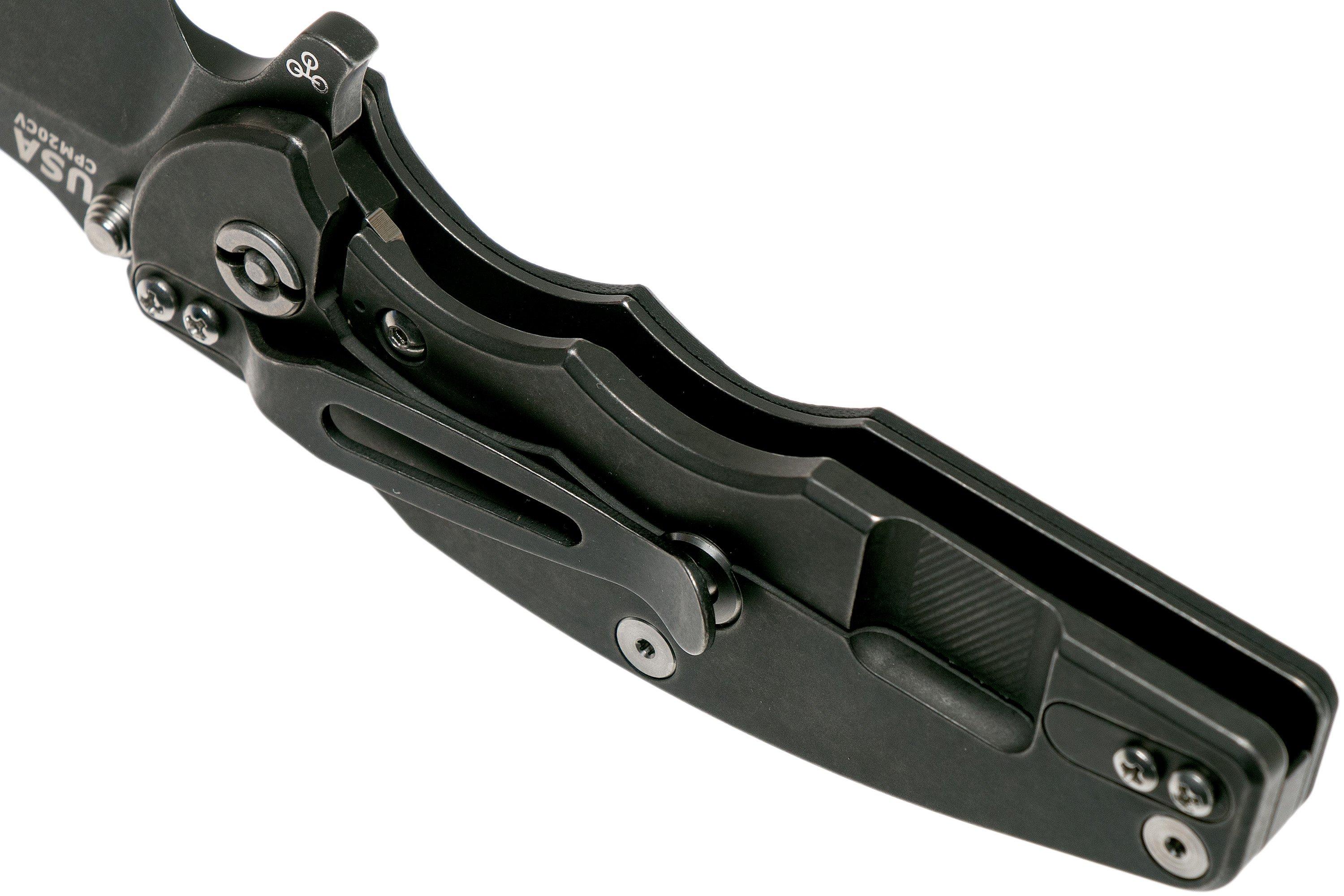 Rick Hinderer Jurassic Slicer Battle Black, Black G10 CPM