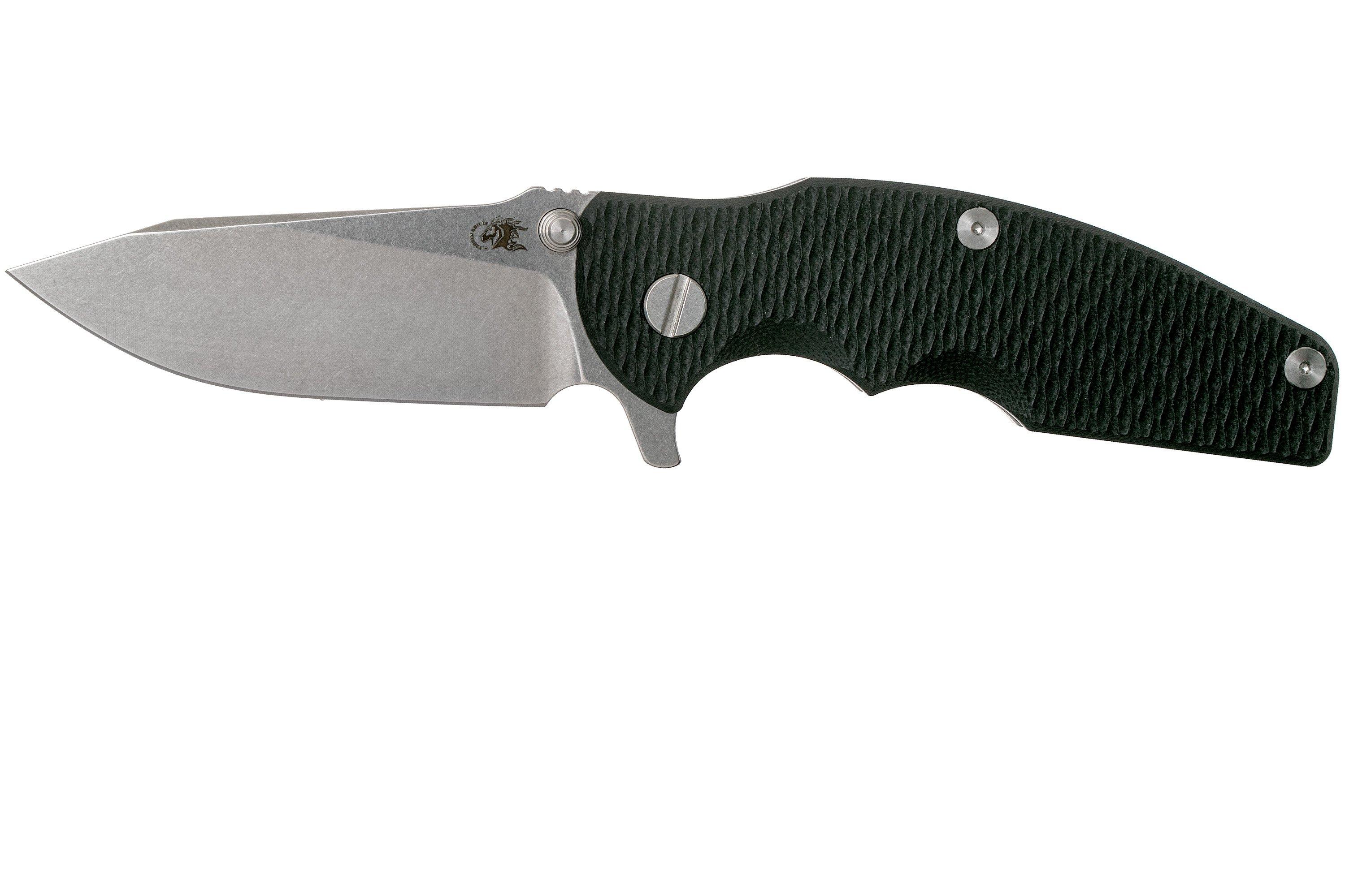 Rick Hinderer Jurassic Slicer Black G10 CPM 20CV pocket