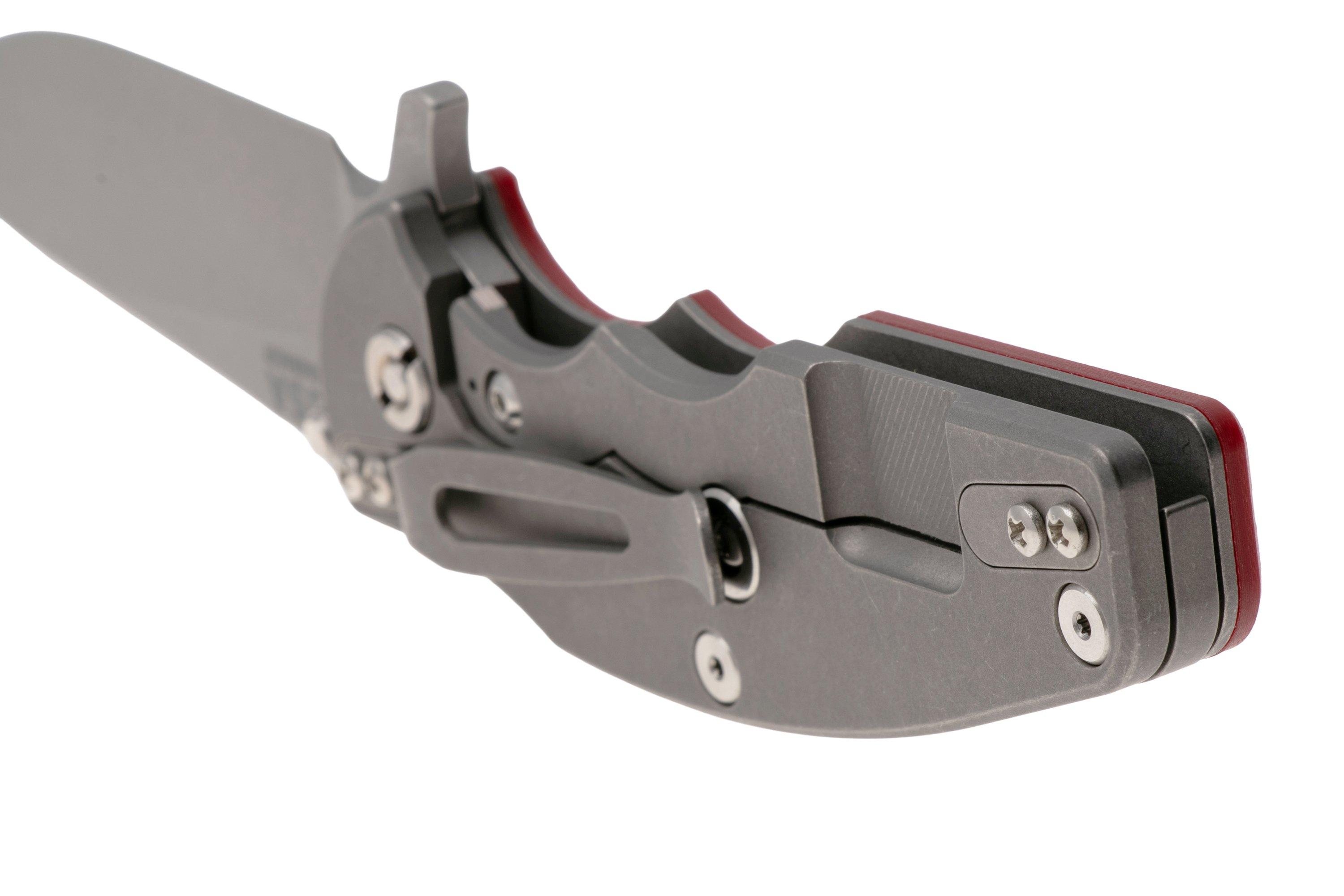 希少!!WilkinsonUSAレリック! Rick Hinderer Jurassic Slicer, Hollow Ground Magnacut, Working