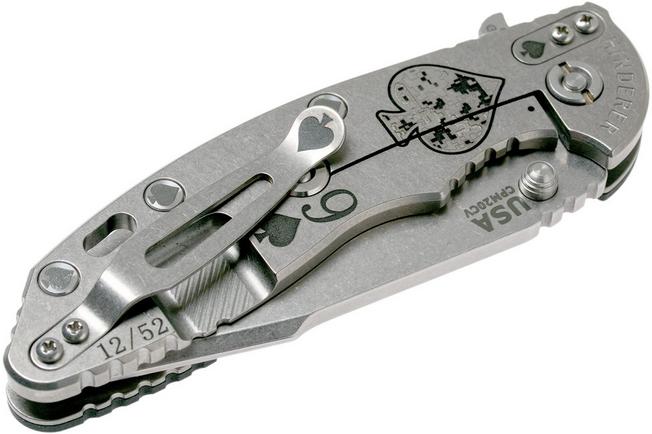 Image for Rick Hinderer Card Series XM18 Harpoon Spanto Limited Edition pocket knife