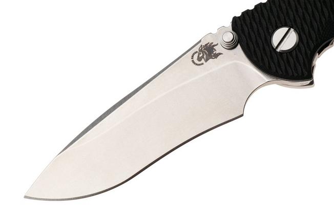 Obraz dla Nóż składany Rick Hinderer XM-18 3.5" Recurve NF KXM35NFRECSWBK, Stonewashed CPM MagnaCut, Stonewashed Titanium, Black G10