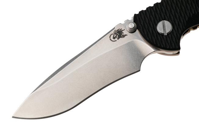 Bild für Rick Hinderer XM-18 3.5" Recurve NF KXM35NFRECSWBRBK, Stonewashed CPM MagnaCut, Stonewashed Bronze Titanium, Black G10, Taschenmesser