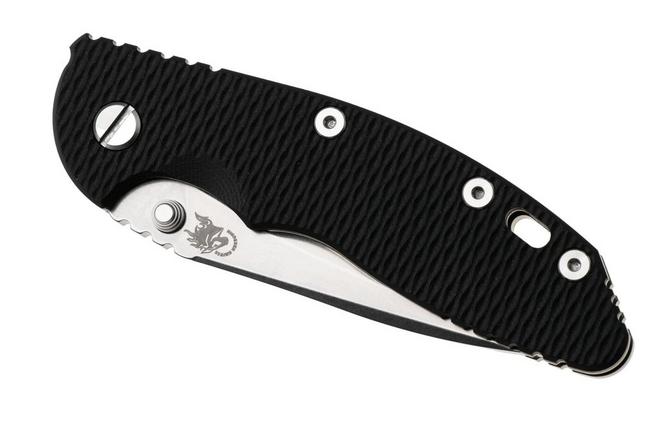 Bild für Rick Hinderer XM-18 3.5" Recurve NF KXM35NFRECSWBRBK, Stonewashed CPM MagnaCut, Stonewashed Bronze Titanium, Black G10, Taschenmesser