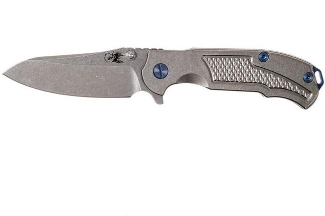 Image for Rick Hinderer MP-1 3.25" Blue Hardware pocket knife