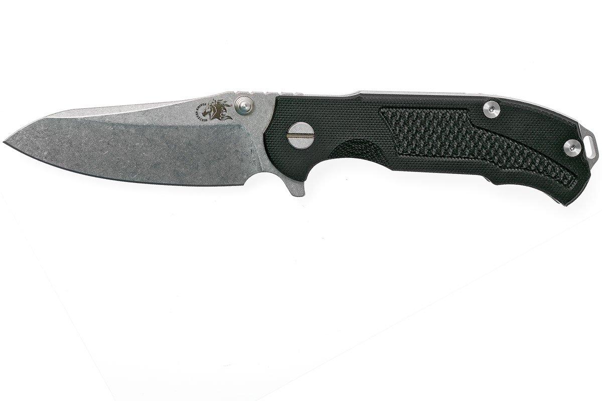 Rick Hinderer MP-1 G10 Black, 3.25