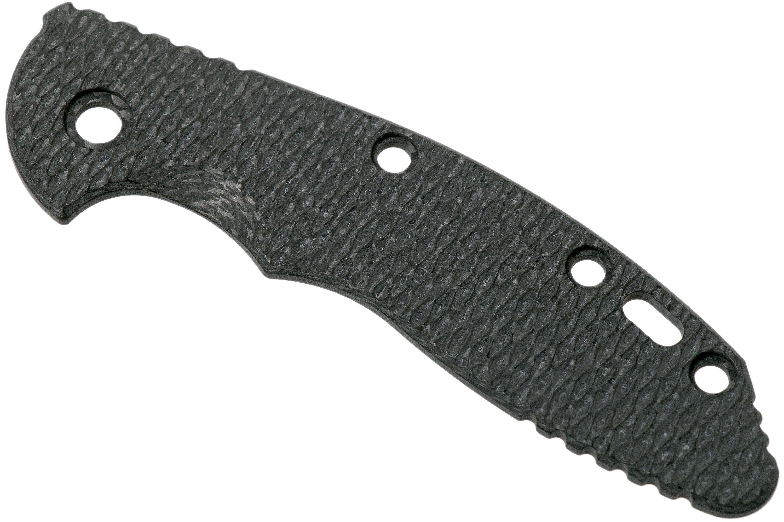 Rick Hinderer XM-18 3,5” scale, Textured Carbon fibre | Advantageously ...