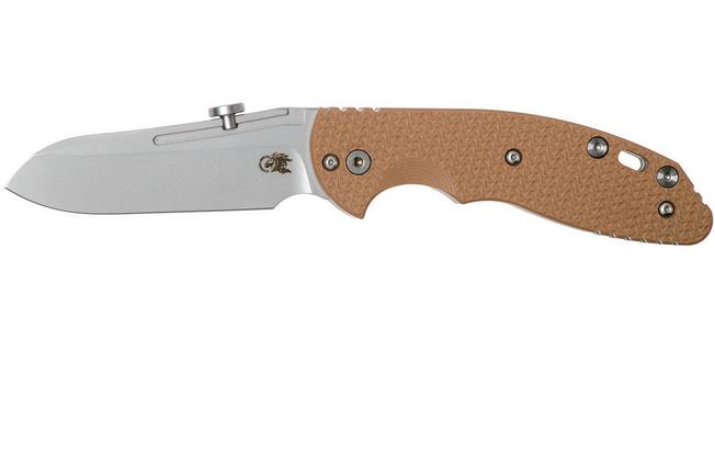 Image for Rick Hinderer XM Slippy 3" Sheepfoot 20CV Coyote G10 slipjoint pocket knife