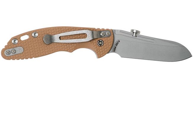 Image for Rick Hinderer XM Slippy 3" Sheepfoot 20CV Coyote G10 slipjoint pocket knife