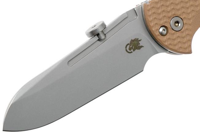 Image for Rick Hinderer XM Slippy 3" Sheepfoot 20CV Coyote G10 slipjoint pocket knife