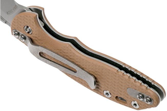Image for Rick Hinderer XM Slippy 3" Sheepfoot 20CV Coyote G10 slipjoint pocket knife
