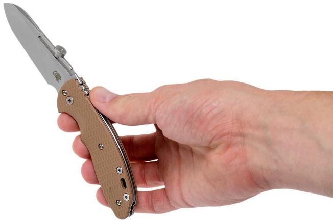 Image for Rick Hinderer XM Slippy 3" Sheepfoot 20CV Coyote G10 slipjoint pocket knife
