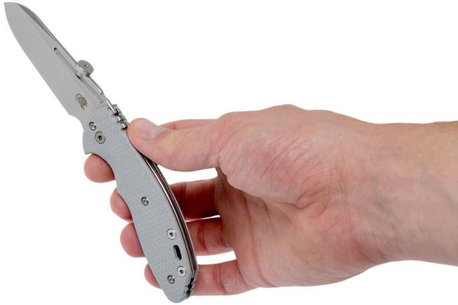 Bild für Rick Hinderer XM Slippy 3" Sheepfoot 20CV Grey G10 Slipjoint Taschenmesser