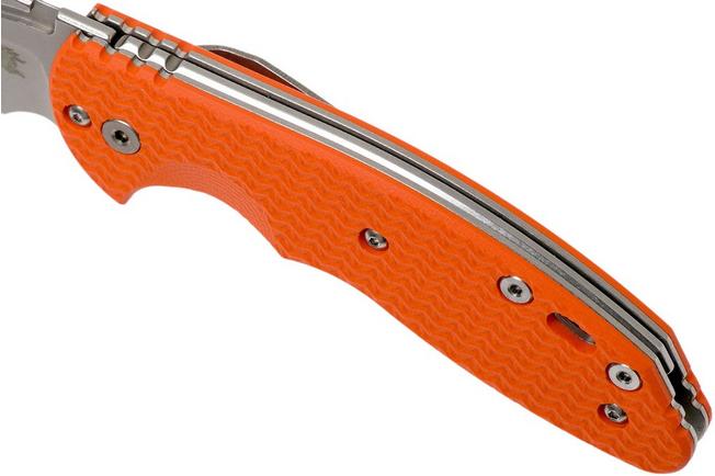 Image for Rick Hinderer XM Slippy 3" Sheepfoot 20CV Orange G10 slipjoint pocket knife