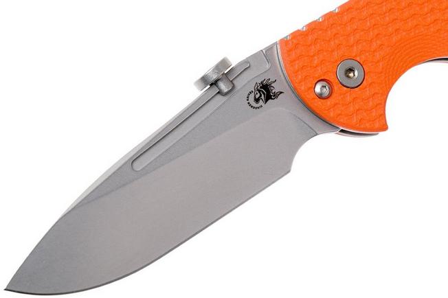 Image for Rick Hinderer XM Slippy 3" Slicer 20CV Orange G10 slipjoint pocket knife