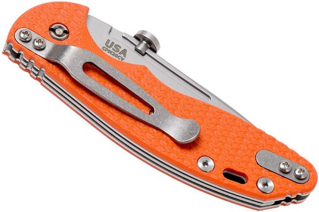 Image for Rick Hinderer XM Slippy 3" Slicer 20CV Orange G10 slipjoint pocket knife