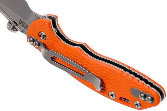 Image for Rick Hinderer XM Slippy 3" Slicer 20CV Orange G10 slipjoint pocket knife