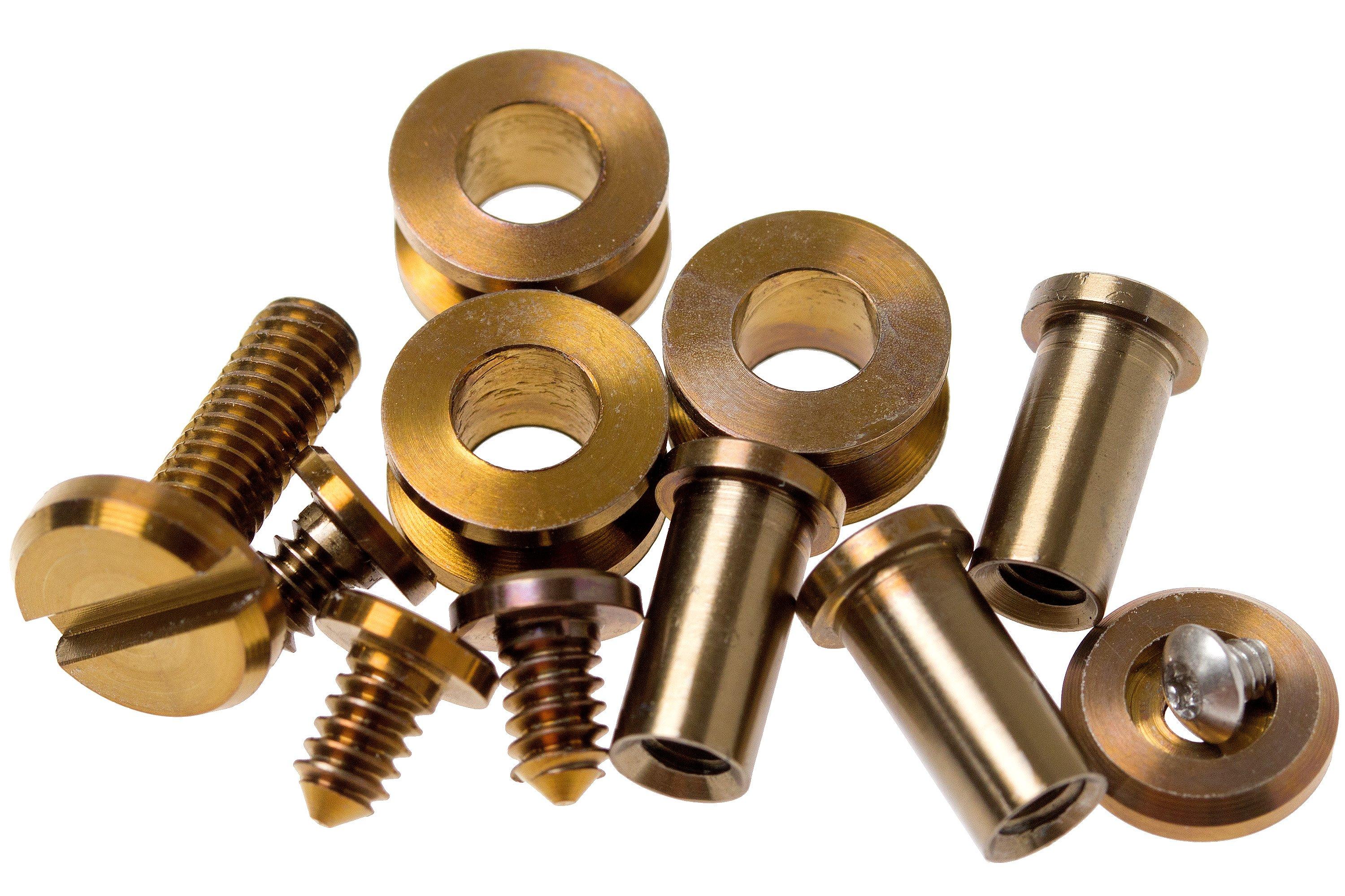 Rick Hinderer Complete Titanium Bronze Hardware Set, XM18 3.5