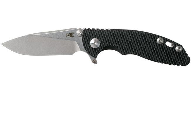 Image for Rick Hinderer XM18 3” Skinny Slicer Linerlock, Black G10 pocket knife
