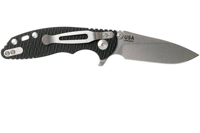 Image for Rick Hinderer XM18 3” Skinny Slicer Linerlock, Black G10 pocket knife