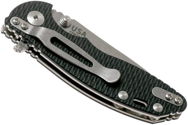 Image for Rick Hinderer XM18 3” Skinny Slicer Linerlock, Black G10 pocket knife