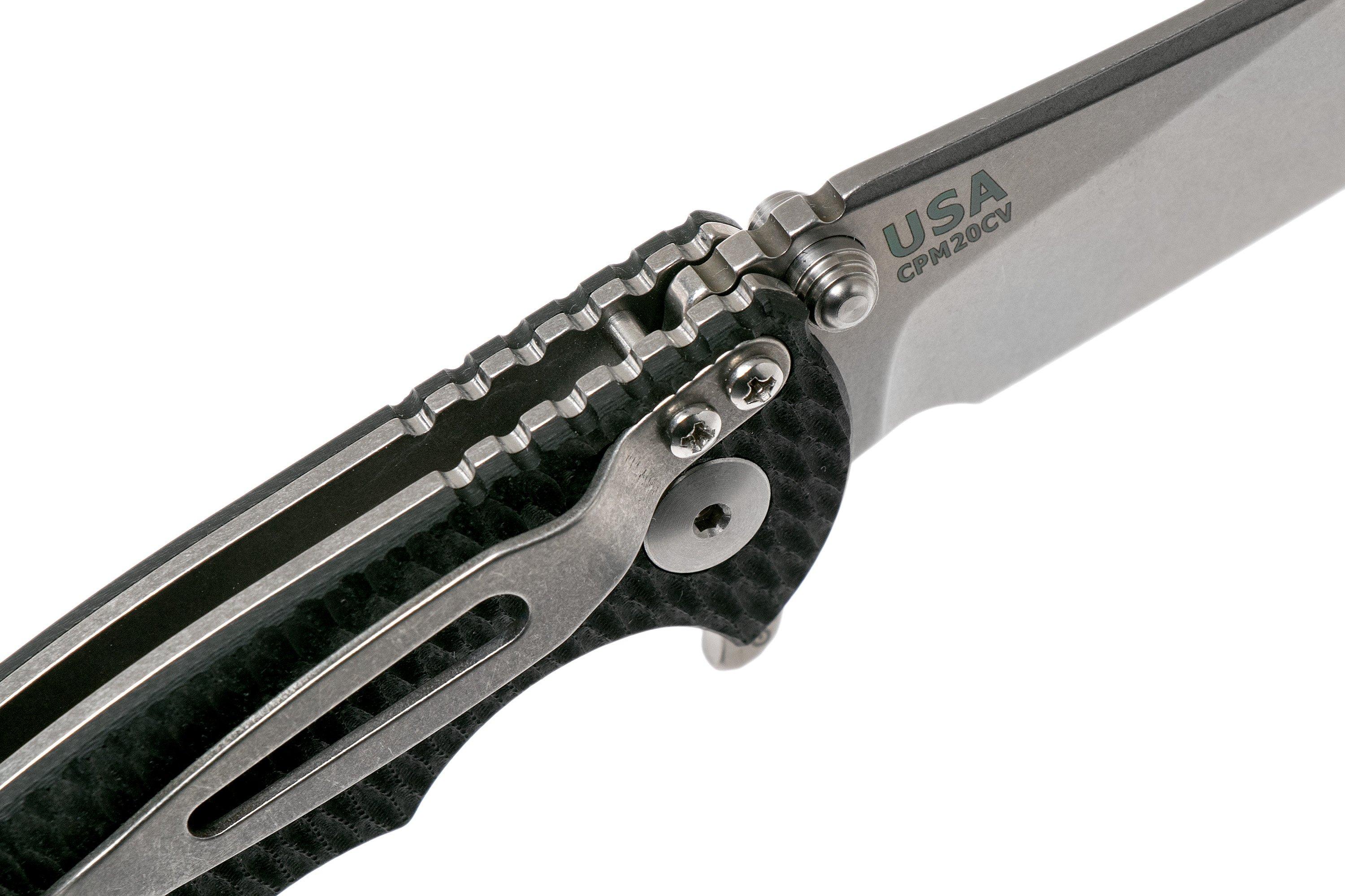 Rick Hinderer XM18 3” Skinny Slicer Linerlock, Black G10 pocket knife