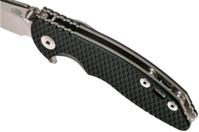 Image for Rick Hinderer XM18 3” Skinny Slicer Linerlock, Black G10 pocket knife