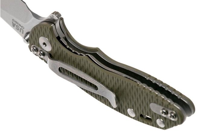 Image for Rick Hinderer XM18 3” Skinny Slicer Linerlock, OD Green G10 pocket knife