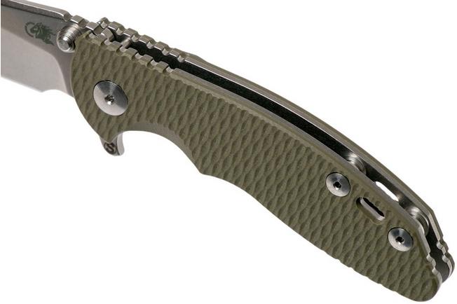 Image for Rick Hinderer XM18 3” Skinny Slicer Linerlock, OD Green G10 pocket knife