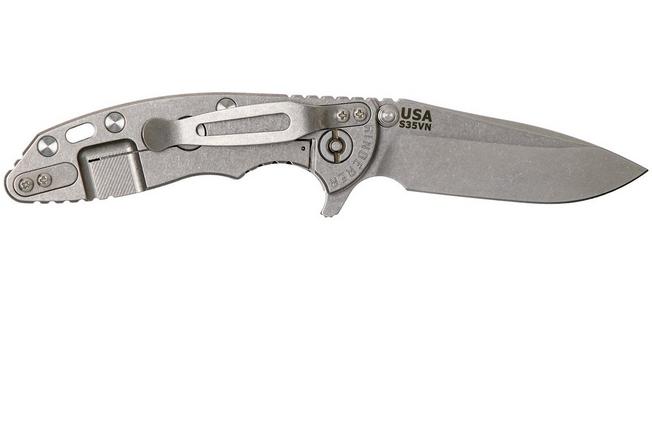 Image for Rick Hinderer XM-18 3" Spearpoint S35VN, blue/black G10 pocket knife