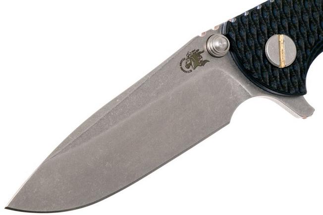 Image for Rick Hinderer XM-18 3" Spearpoint S35VN, blue/black G10 pocket knife