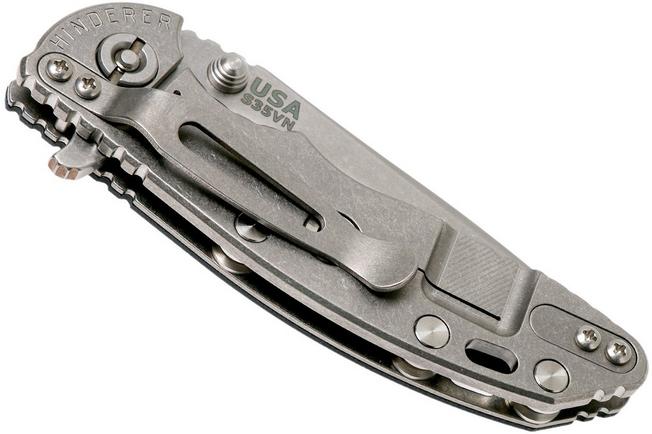 Image for Rick Hinderer XM-18 3" Spearpoint S35VN, blue/black G10 pocket knife