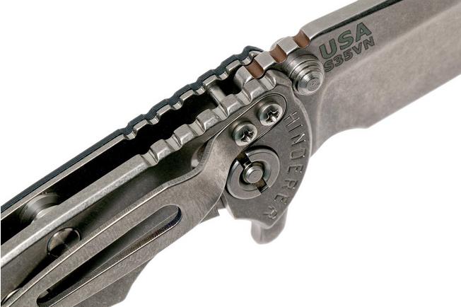 Image for Rick Hinderer XM-18 3" Spearpoint S35VN, blue/black G10 pocket knife